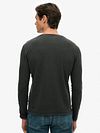 Superdry Trui Henley Waffle Washed Antraciet Model / Achterkant