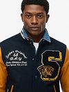 Superdry Varsity Bomberjacke Navy  Model / Voorkant