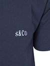 Supply & Co T-Shirt Backprint Trevor Bleu marine