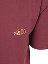 Supply & Co T-Shirt Imprimé au dos Trevor Bordeaux