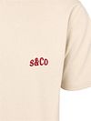 Supply & Co T-Shirt Imprimé au dos Warren Écru