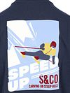 Supply & Co T-Shirt Backprint Trevor Bleu marine