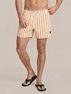 Suitable Swimshort Big Stripe Orange Model / Voorkant