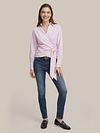 Steppin' Out Blouse Julia Stripe Pink Model / Voorkant