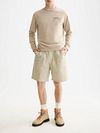 Sweatshirt Scotch and Soda con logo beige Model / Voorkant