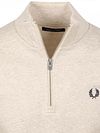 Sweter Fred Perry Half Zip melanżowy beżowy Product / Detail