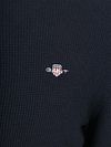 Sweter GANT Half Zip Micro Textured w kolorze granatowym Product / Detail