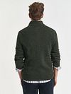 Sweter GANT Mocker ciemnozielony Model / Voorkant