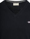 Sweter GANT z dekoltem w serek w kolorze granatowym Product / Detail