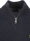 Sweter Lyle & Scott z wełny jagnięcej, z półzamkiem, granatowy Product / Detail