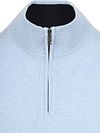 Sweter McGregor Half-Zip z bawełny i kaszmiru w kolorze błękitnym Product / Detail
