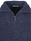 Sweter McGregor z półgolfem half zip, mieszanka wełny jagnięcej, granatowy Product / Detail