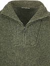 Sweter McGregor z półgolfem half zip, mieszanka wełny jagnięcej, oliwkowy Product / Detail