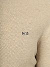 Sweter McGregor z półzamkiem i strukturalnym splotem, w kolorze beżowym Product / Detail