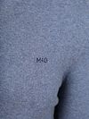 Sweter McGregor z wełną merynosów, z dekoltem w serek, w kolorze niebieskim Product / Detail