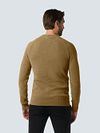 Sweter No Excess Ribknit khaki Model / Achterkant