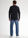 Sweter Petrol Toledo Structure granatowy Model / Achterkant