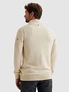 Sweter PME Legend Half Zip w kolorze ecru Model / Achterkant