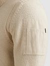 Sweter PME Legend Half Zip w kolorze ecru Model / Detail