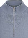 Sweter Profuomo Luxury Basic Half Zip w kolorze niebieskim Product / Detail
