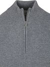 Sweter Profuomo z półzamkiem z domieszką wełny w kolorze niebieskim Product / Detail