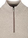Sweter State of Art z półgolfem na zamek w beżowym melanżu Product / Detail