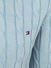 Sweter Tommy Hilfiger Cable w jasnoniebieskim kolorze Product / Detail
