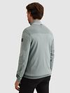 Sweter Vanguard z zamkiem half zip w kolorze niebieskim Model / Achterkant
