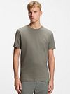 T-shirt BOSS Tales w kolorze zielonym Model / Voorkant