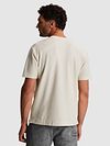 T-shirt Cast Iron z nadrukiem w kolorze ecru Model / Achterkant