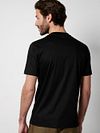 T-shirt Desoto Basic w kolorze czarnym Model / Achterkant