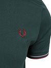 T-shirt Fred Perry Twin Tipped 85A w kolorze ciemnozielonym Product / Detail