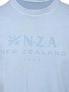 T-shirt NZA z wyblakłym logo w kolorze błękitnym Product / Detail
