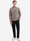 No Excess Cardigan Knitted Structure Clay
