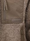 Tommy Hilfiger Strickjacke Teddy Fleece Taupe