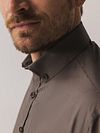 State Of Art Shirt Print Brown Model / Detail