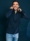Tenson Miracle Fleece Jacket w kolorze granatowym Model / Voorkant z Bram