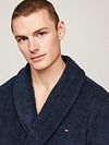 Tommy Hilfiger Bademantel Dunkelblau Model / Detail
