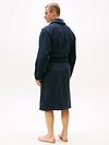Tommy Hilfiger Bademantel Dunkelblau Model / Achterkant