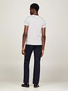 T-Shirt Tommy Hilfiger con logo en gris Model / Achterkant