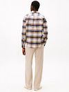 Tommy Hilfiger Flanellskjorte Rutete Beige Model / Achterkant
