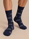 Tommy Hilfiger Giftbox 3-Pack Calcetines Azul Marino Model / Voorkant