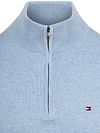 Tommy Hilfiger Half Zip Pullover Essential Hellblau Product / Detail