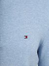 Tommy Hilfiger Halv Zip Sweater Essential Lyseblå Product / Detail
