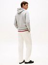 Tommy Hilfiger Hoodie Core Szary Model / Achterkant