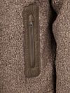 Tommy Hilfiger Strickjacke Teddy Fleece Taupe