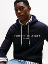 Hoodie Core de Tommy Hilfiger en azul marino Model / Detail