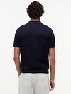 Tommy Hilfiger Stickad Polo Marinblå Model / Achterkant