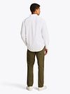 Tommy Hilfiger Poplin Shirt Flex White Model / Achterkant
