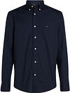 Tommy Hilfiger Poplin Skjorta Flex Marinblå MW0MW39988-DW5